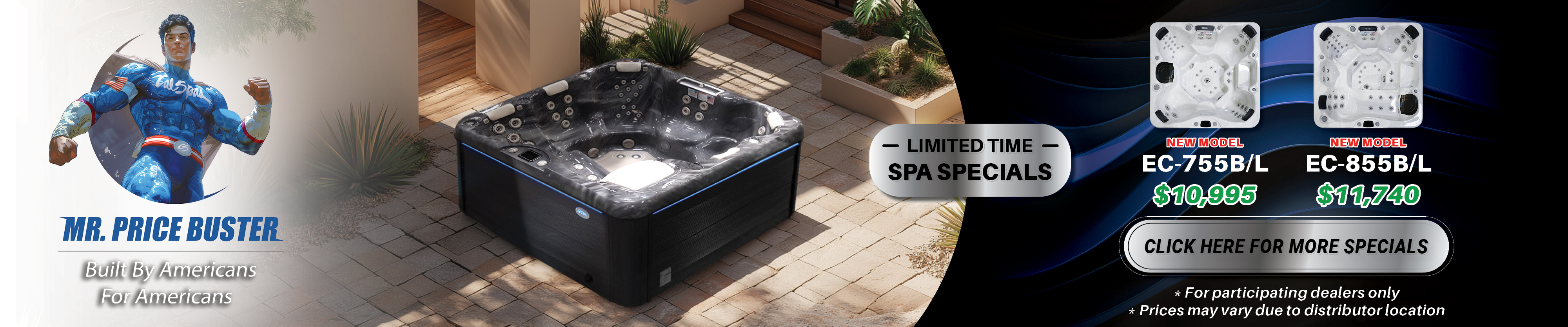 Calspas hot tub being used in a family setting - Irvine