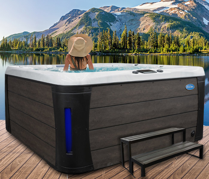 Calspas hot tub being used in a family setting - hot tubs spas for sale Irvine